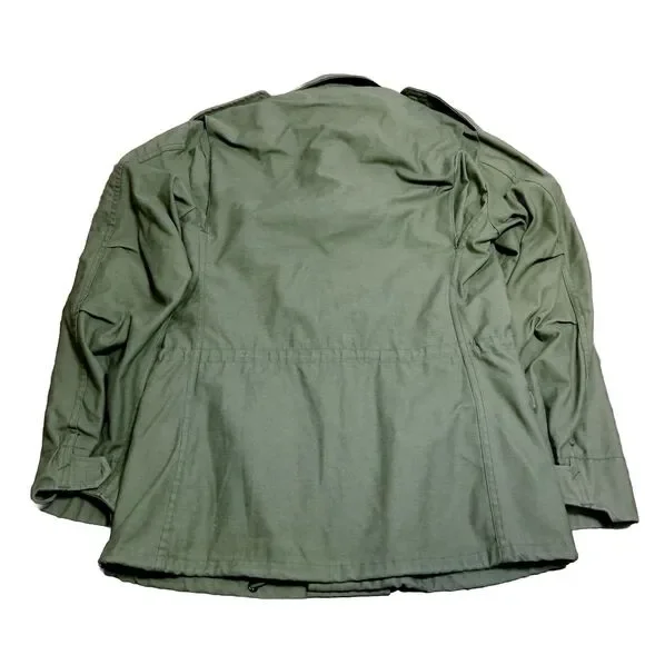 Military Field Jacket 0G-107 Men Size Small Green Cold Weather Coat Made In USA - Picture 3 of 4